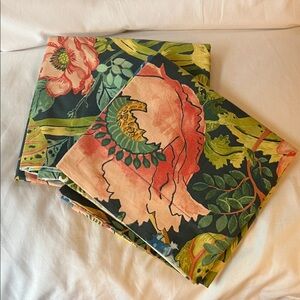 Pottery Barn Multicolor Floral Fabric